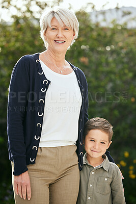 Buy stock photo Shot of a mature woman standing outside