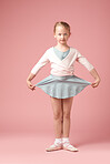 Cute Ballerina on Pink