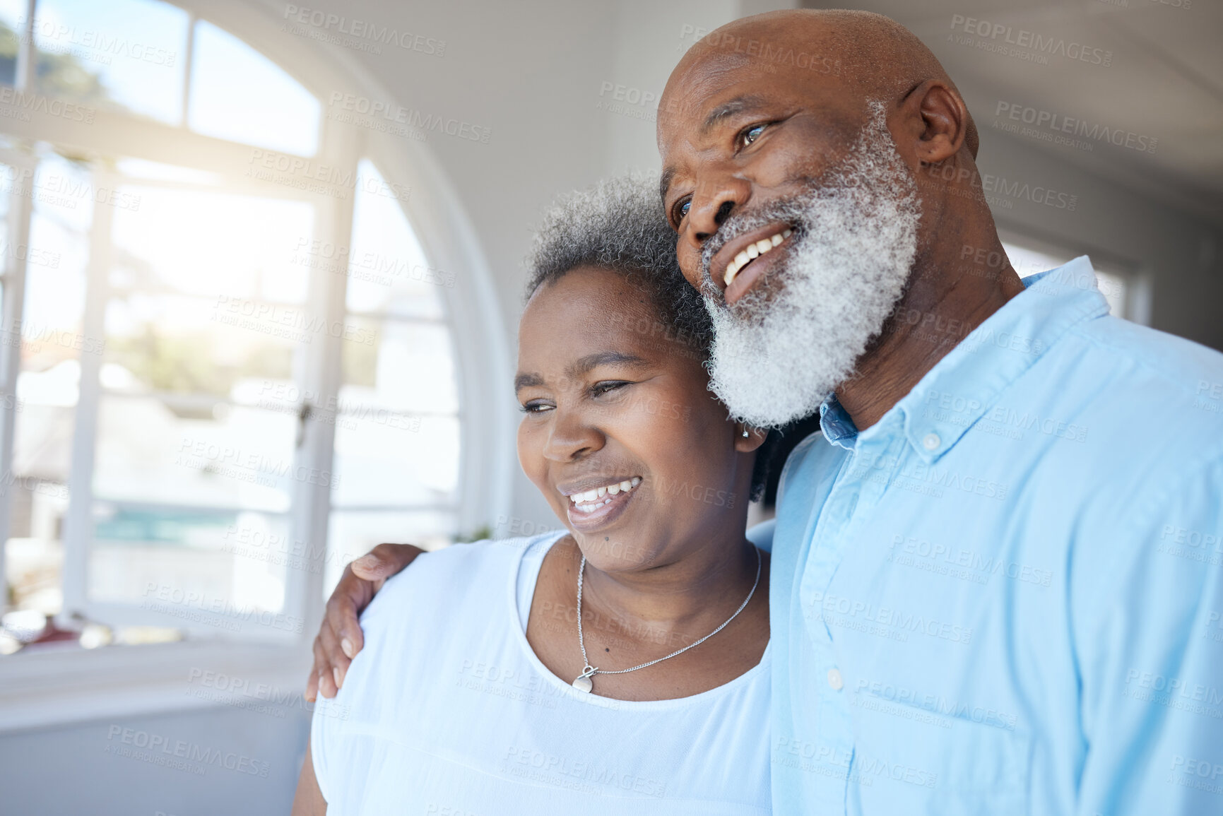 Buy stock photo Shot of an affectionate couple spending time together