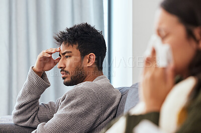 Buy stock photo Shot of a couple having an argument during a counseling session with a therapist