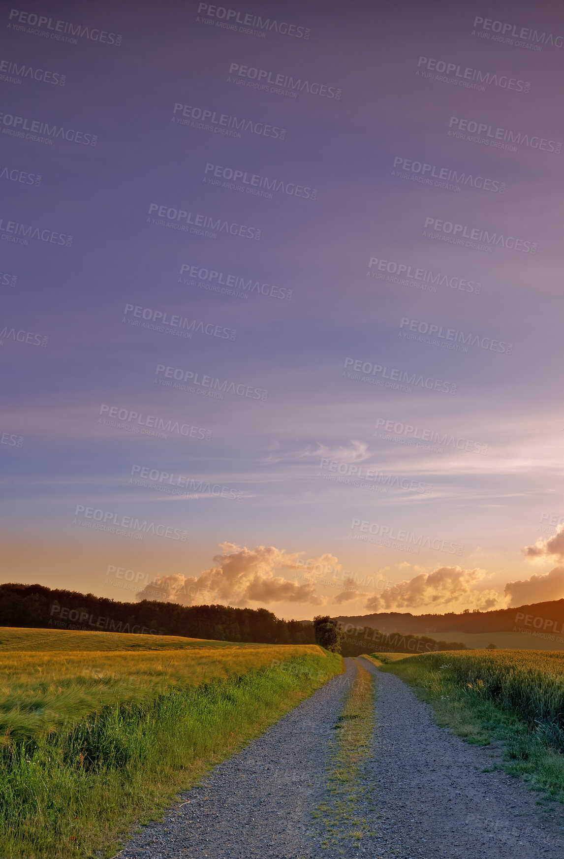 Buy stock photo A road from here to there