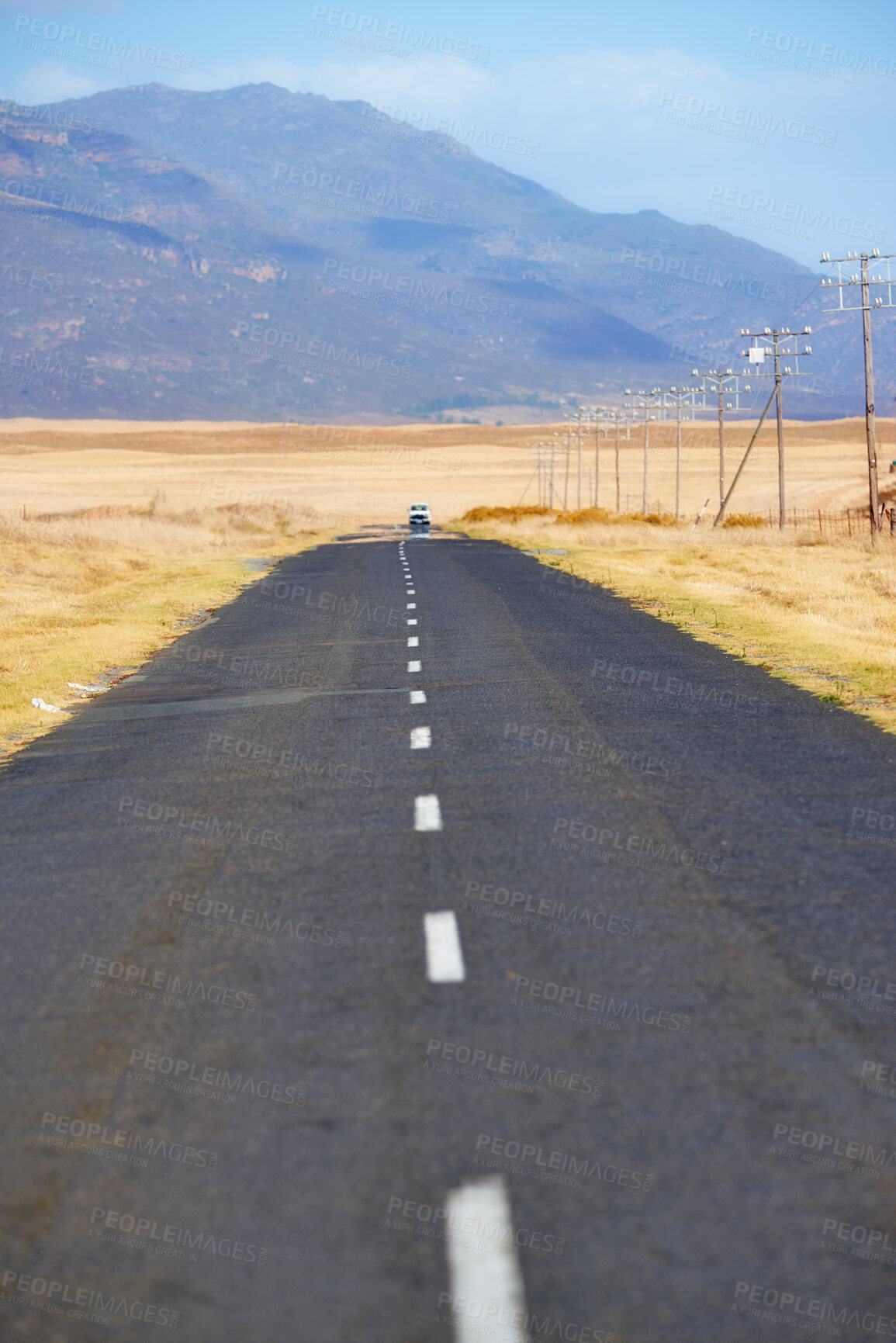 Buy stock photo A road from here to there