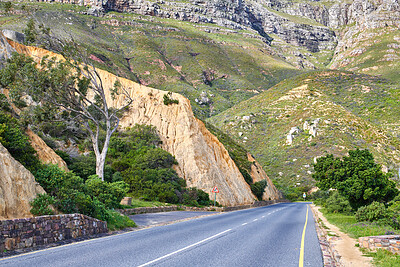 Buy stock photo A road from here to there