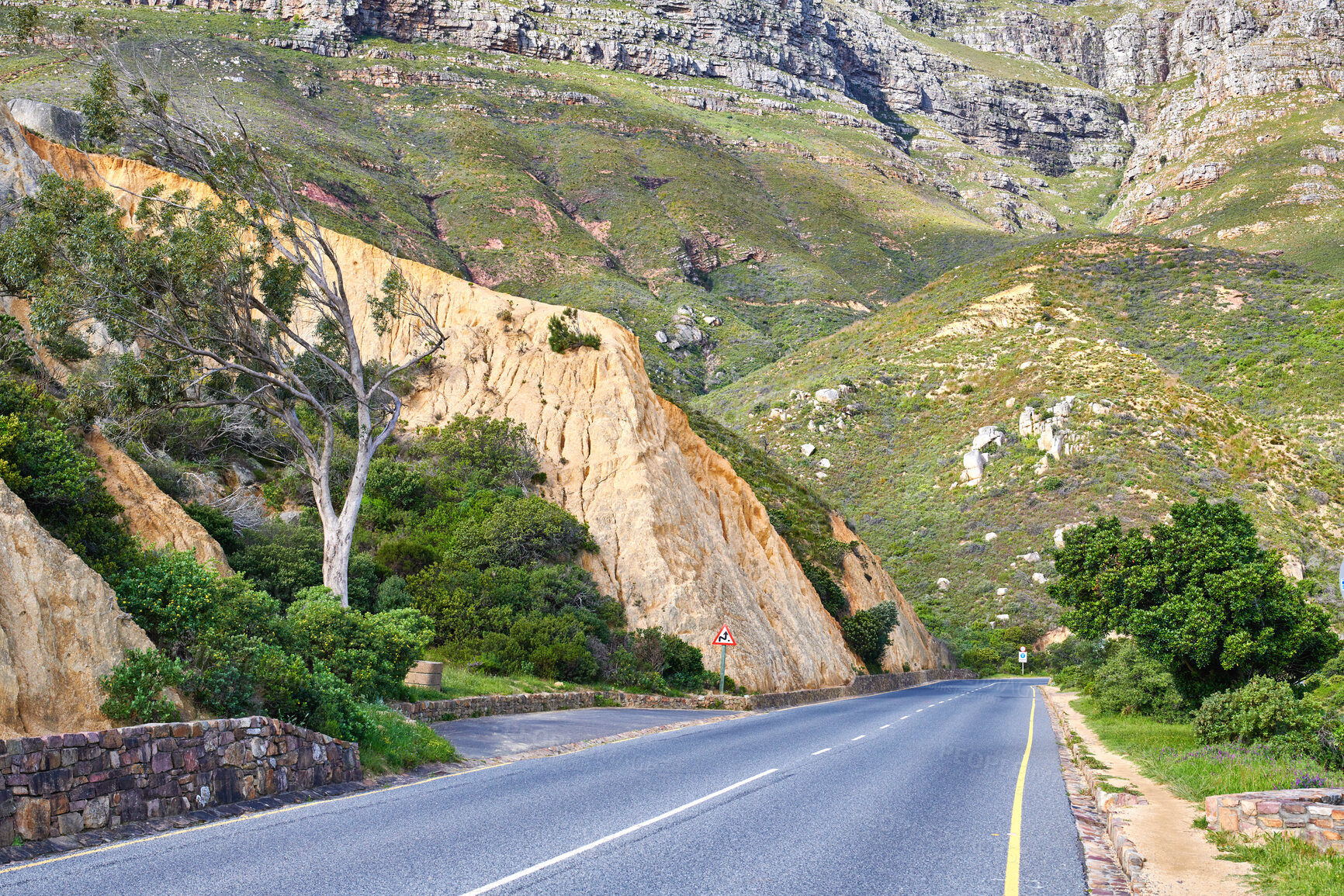 Buy stock photo A road from here to there