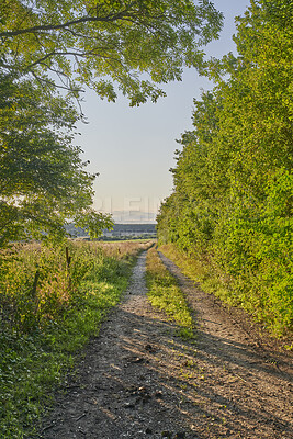 Buy stock photo A road from here to there