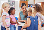 A preschool is the beginning of the learning experience