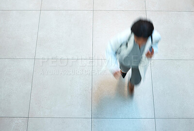 Buy stock photo Shot of an unrecognizable doctor at a hospital