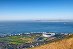 Aerial panorama photo of Cape Town