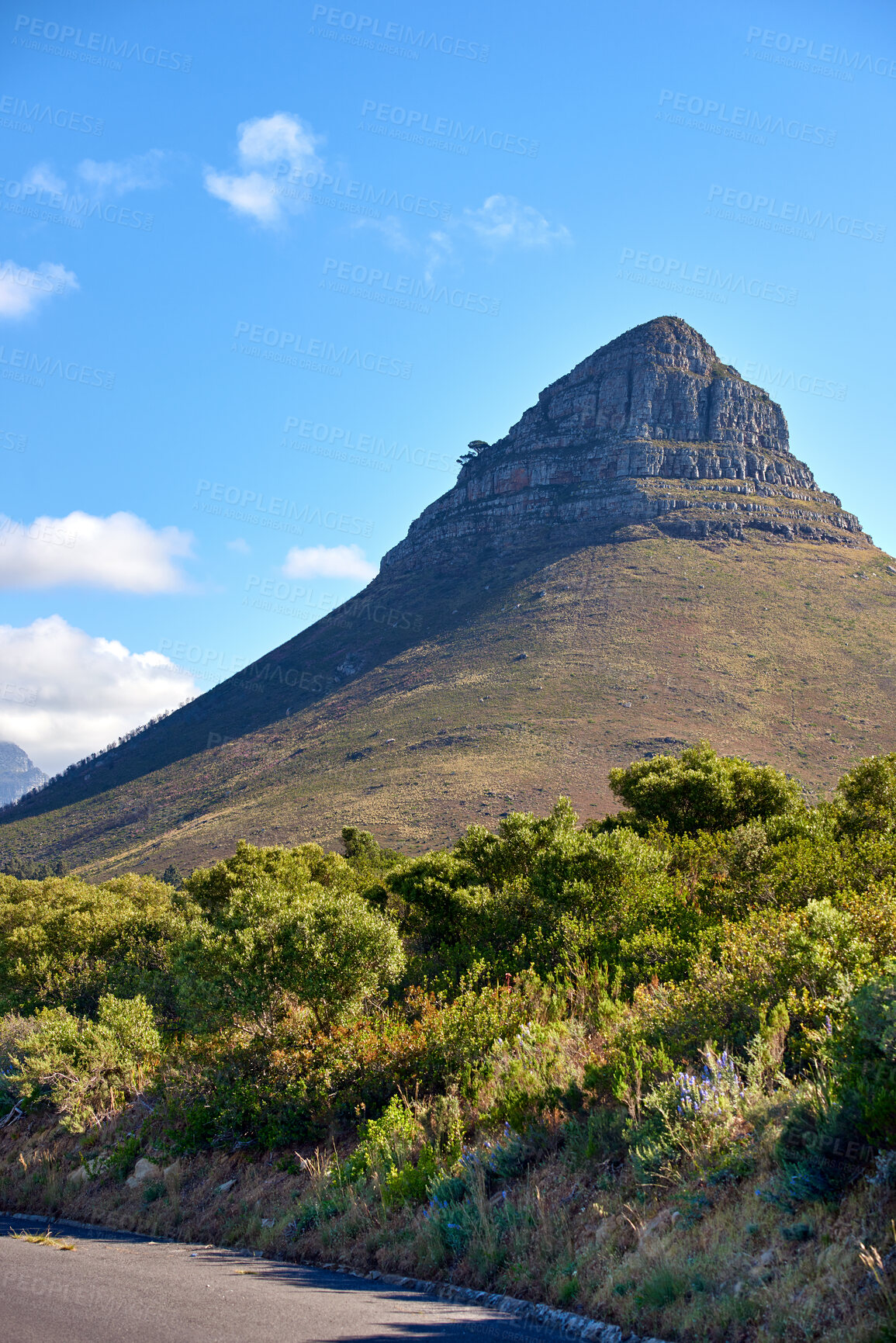 Buy stock photo A photo of Lions Head and surroundings