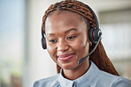 Working friendly online customer support service support worker, phone operator or receptionist. Closeup of a woman web help, digital and internet assistance call center employee face with headset