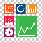 Logo, icon and emoji or sign for business, social media and an app on a png, transparent and mockup or isolated background. A color vector design, notification or graphic illustration for a website