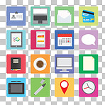 Logo, icon and emoji or sign for business, social media and an app on a png, transparent and mockup or isolated background. A color vector design, notification or graphic illustration for a website