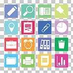 Logo, icon and emoji or sign for business, social media and an app on a png, transparent and mockup or isolated background. A color vector design, notification or graphic illustration for a website