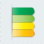 Infographic chart, design for business presentation or report with data and information on a png, transparent and mockup or isolated background. Illustration, template or icon for SEO or info process