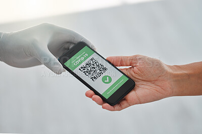 Buy stock photo covid, qr code and vaccine passport at airport logistics for app database with digital signage at travel security. immigration, and health safety insurance check up for people going on holiday