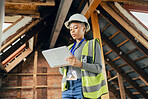 Tablet, woman construction worker or engineer with tech in construction site for networking, communication or 5g network. Employee, manager or girl architecture working on architect building idea