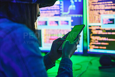 Buy stock photo Search, research or hacker woman with phone for cybersecurity, app coding or data analysis. Smartphone, networking or girl typing on tech for software code, programming or phishing dashboard review