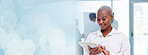 Face, corporate and black woman with tablet, smile and digital marketing for sales growth, goals and workplace. Portrait, African American female employee or leader with happiness and online schedule