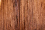 Haircare, texture and beauty closeup with straight hair, healthy keratin or hairstyle. Wellness, balayage and macro of salon treatment for brunette extensions, growth or dye, shine color and wig.