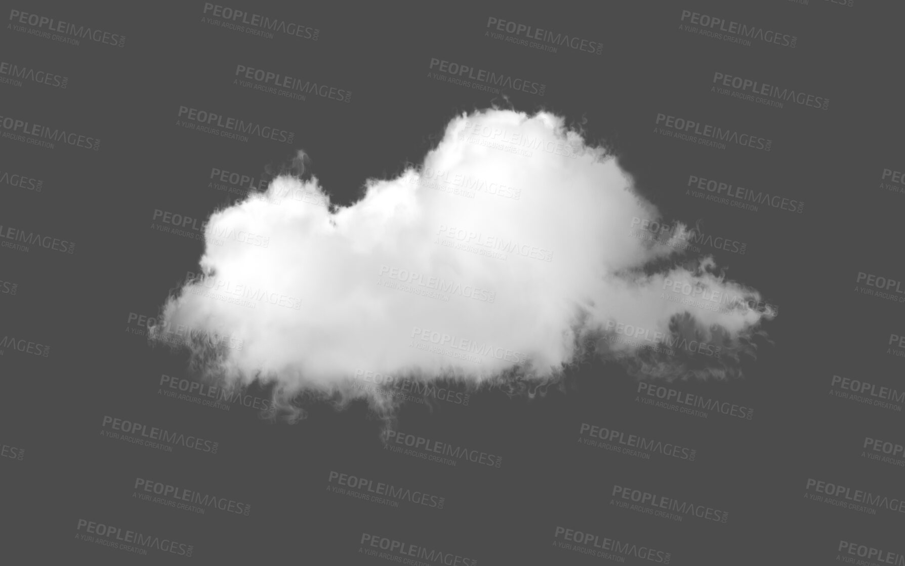 Buy stock photo Clouds, fog and smoke mist in the air isolated on a transparent png background. Smog, weather and cloud of steam, dust or gas from environment, vapor or cloudy effect with foggy and gloomy concept