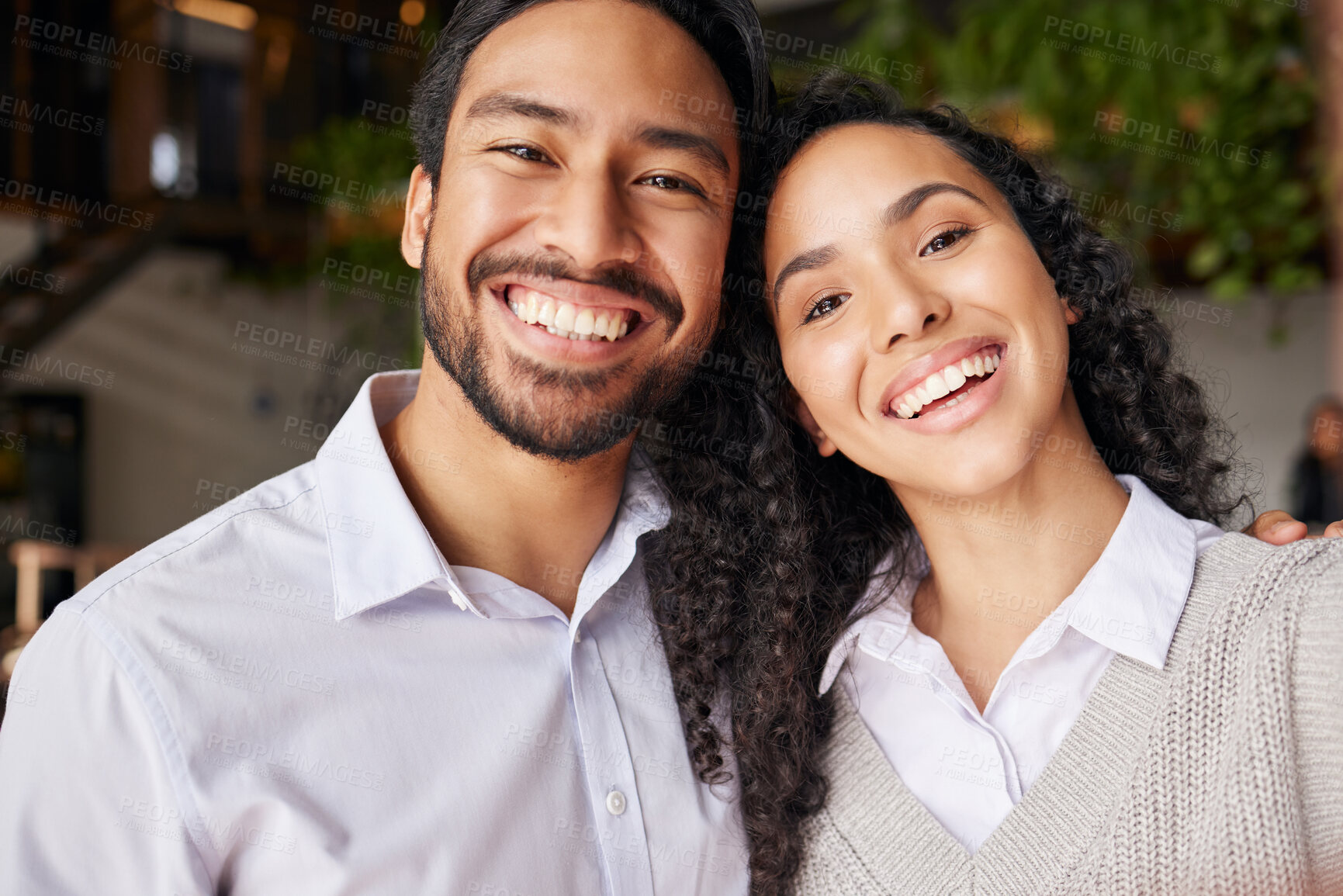 Buy stock photo Selfie smile, portrait or happy business people in corporate meeting, photography or collaboration photo. Asian man, woman or faces of employees in teamwork for fun profile picture as office friends 