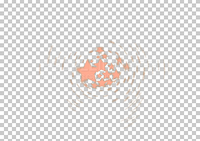 Buy stock photo Star icon, sign and symbol with pattern and color for website design or mobile app development. Swirl and element of a spiral graphic isolated on a transparent and PNG image format background