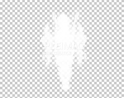 Buy stock photo White smoke, fog or png alpha channel of smokey flare and steam or gas. Mist cloud, pollution or climate and weather design element texture in air for art isolated on transparent background