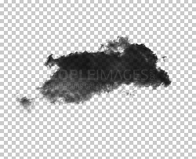 Abstract Steam On A White Background. Texture. Design Element