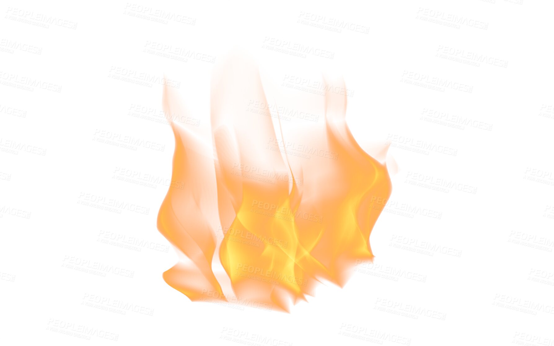 Buy stock photo PNG, fire and heat isolated on a transparent background for an illustration of a hot, burning glow of flame. Abstract, creative and flames icon for digital enhancement, special effects or cgi