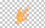 Fire, burning flame and heat on transparent png background inferno or orange energy. Illustration of danger, flammable and texture design and realistic graphic detail, glow and earth element