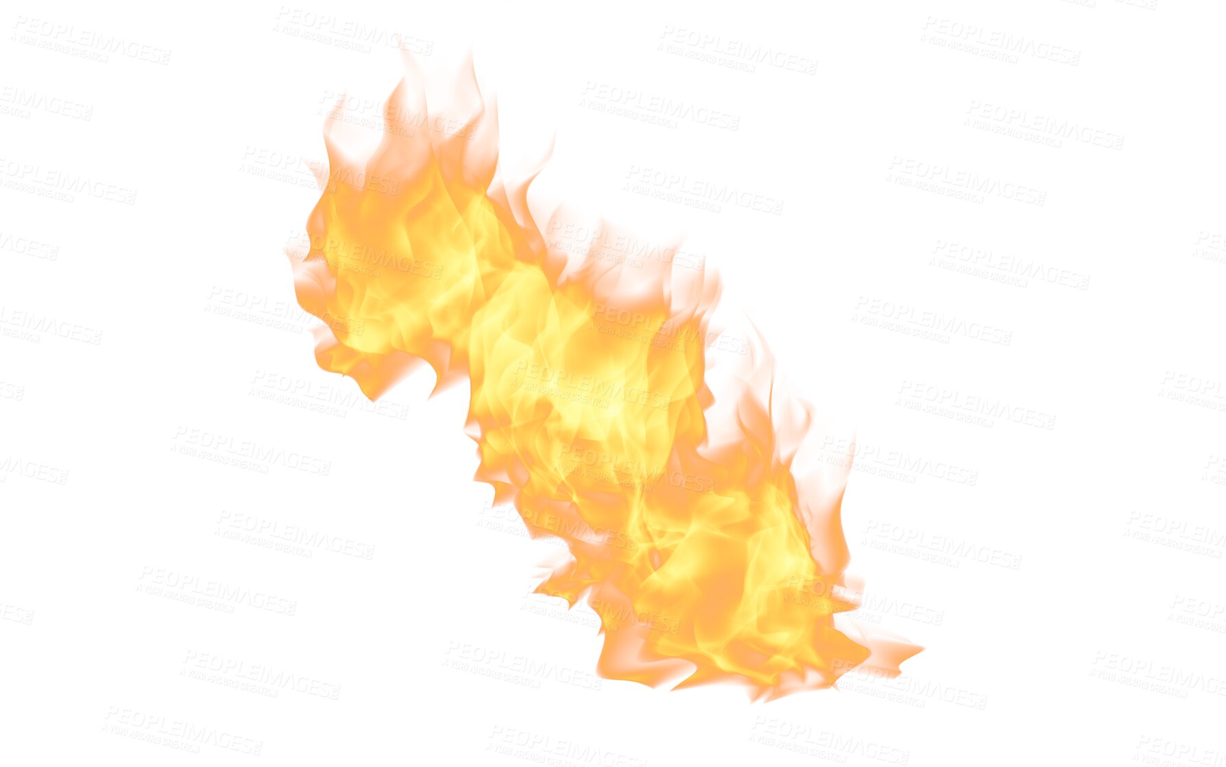 Buy stock photo Fire, flames and hot by transparent png background for 3d illustration for burning, heat or spark. Burn, flame and isolated for wildfire, pollution or emergency for natural disaster for energy design