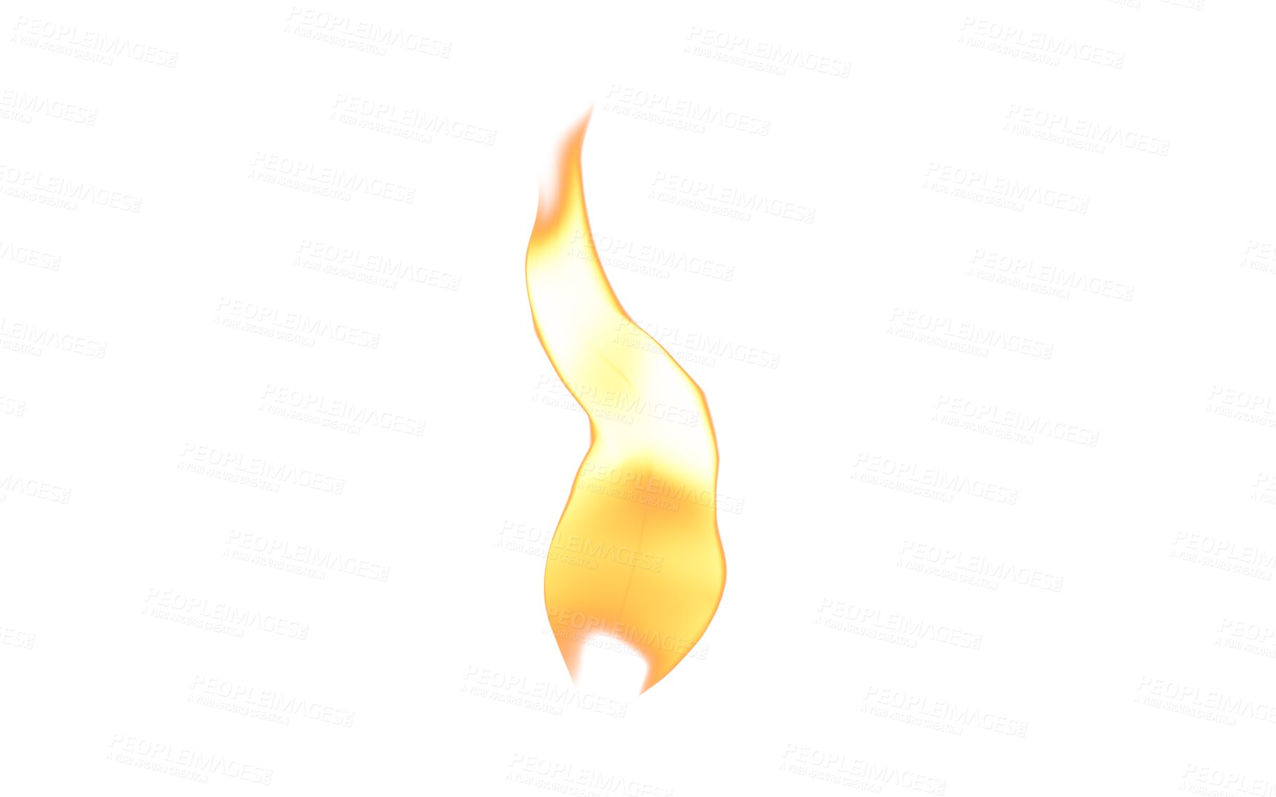 Buy stock photo Fire, flame and heat by transparent png background with graphic space for burning, hot and spark. Burn, flames and abstract for wildfire, pollution or emergency for natural disaster for design