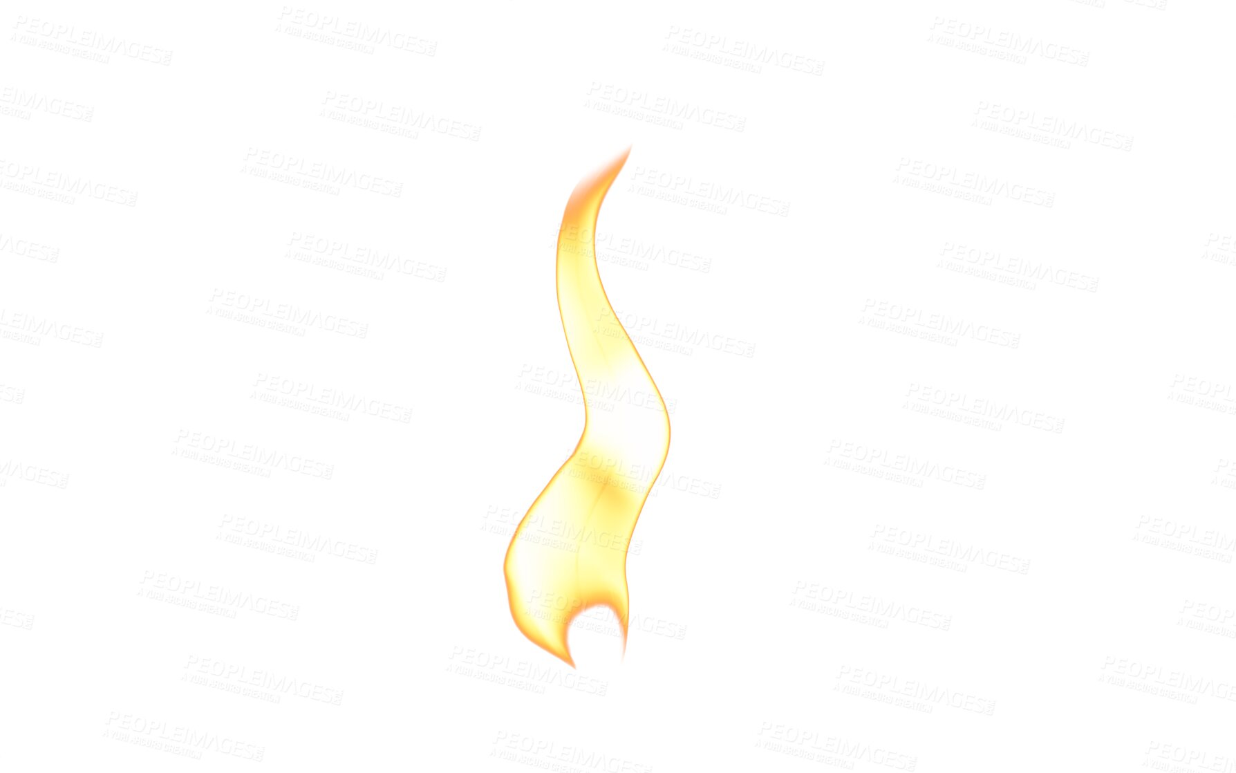 Buy stock photo Fire, flame and shape by transparent png background with burning logo, energy and gold spark. Burn, flames and pattern for wildfire, textures and light for flames effect for branding in design