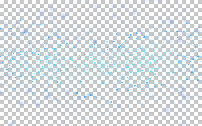 Buy stock photo Blue, color art and abstract on transparent background for creativity, element design or texture on png pattern. Network shape, creative and isolated graphic and illustration for effect