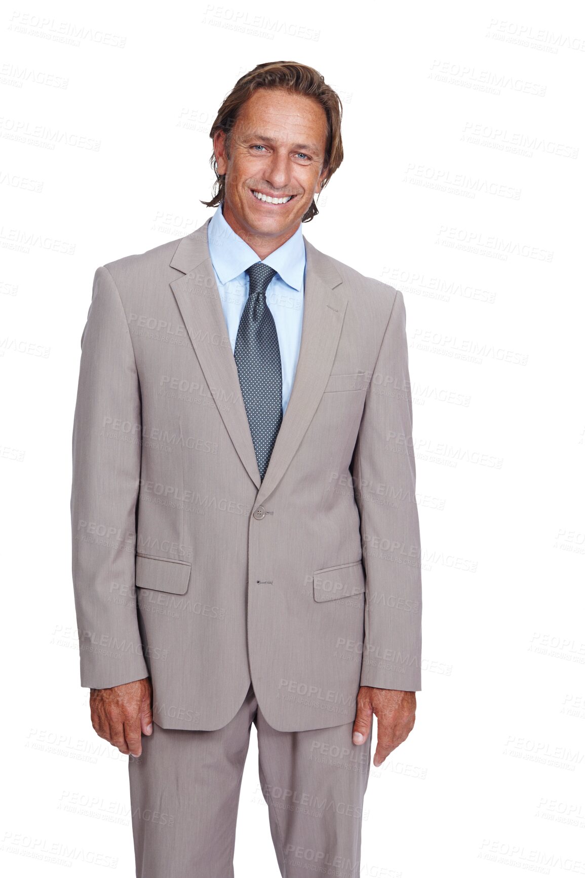 Buy stock photo Smile, portrait and mature business man isolated on a transparent png background. Ceo, professional male and confident, executive and entrepreneur from Canada with pride for career, job and success.