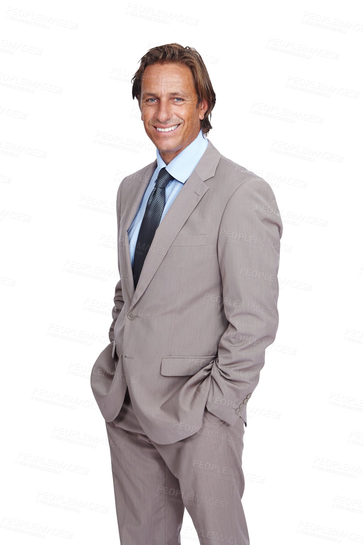 Buy stock photo Portrait, smile and mature business man isolated on a transparent png background. Ceo, professional male and confident, executive and entrepreneur from Canada with pride for career, job and success.