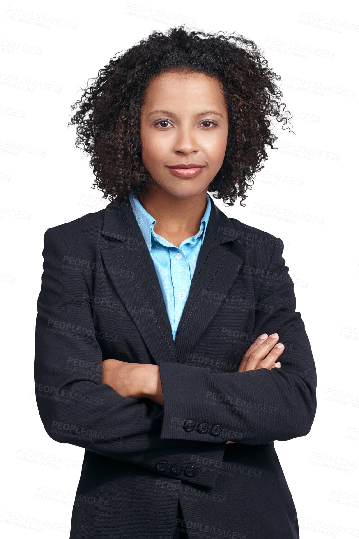 Buy stock photo Success, corporate and portrait of business black woman on isolated, png and transparent background. Manager, professional fashion and female entrepreneur with confidence, empowerment and leadership