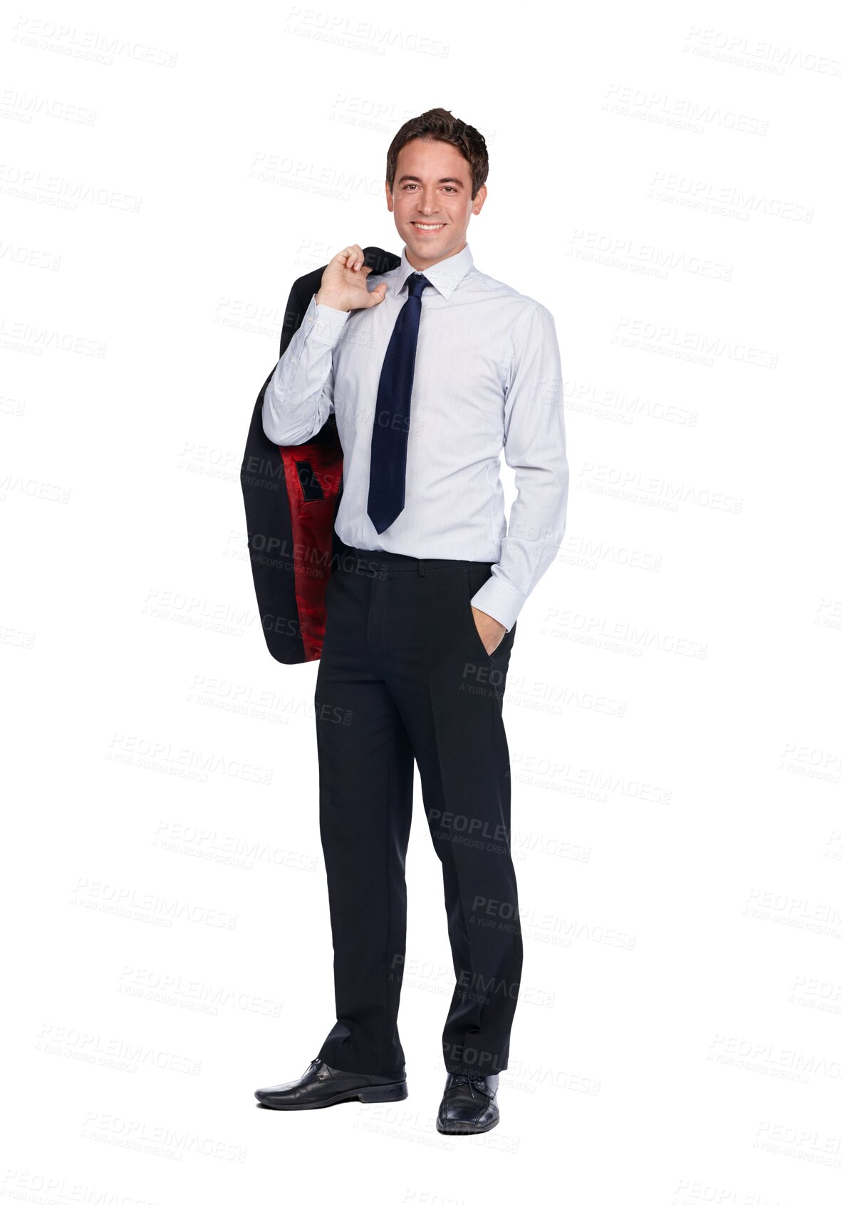 Buy stock photo Happy, corporate and portrait of business man on isolated, png and transparent background. Management, professional ceo and male entrepreneur smile with confidence, success mindset and leadership