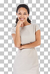 Portrait, business and black woman smile and success in Atlanta. Happy female model, entrepreneur and worker with motivation, happiness and trust in management isolated on a png background