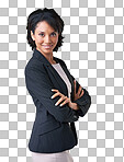 PNG Studio portrait of a successful businesswoman posing