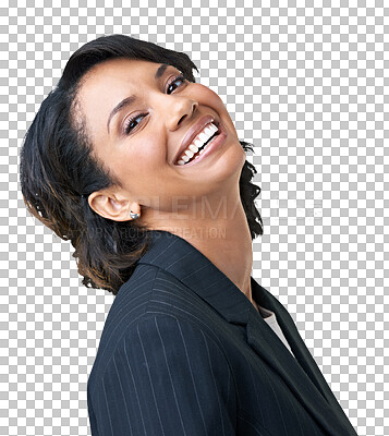 Buy stock photo PNG of Studio portrait of a successful businesswoman posing 