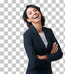 PNG of Studio portrait of a successful businesswoman posing
