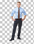 PNG Full body of a young businessman 