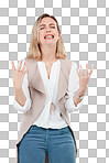 PNG Studio shot of a young woman looking frustrated 