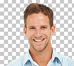 PNG of Studio portrait of a handsome young man posing 
