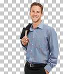 PNG Studio portrait of a handsome young businessman posing 