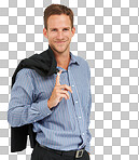 PNG Studio portrait of a handsome young businessman posing 