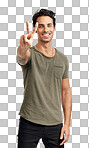 PNG of Studio shot of a handsome young man