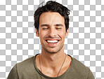 PNG A young man wearing a casual shirt
