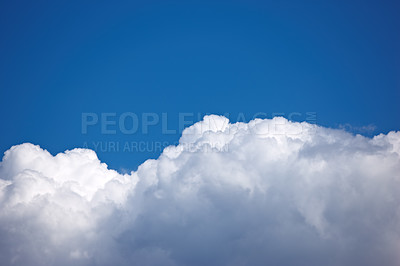 Fluffy Clouds Blue Sky Background Throw Pillow by Akurtz 